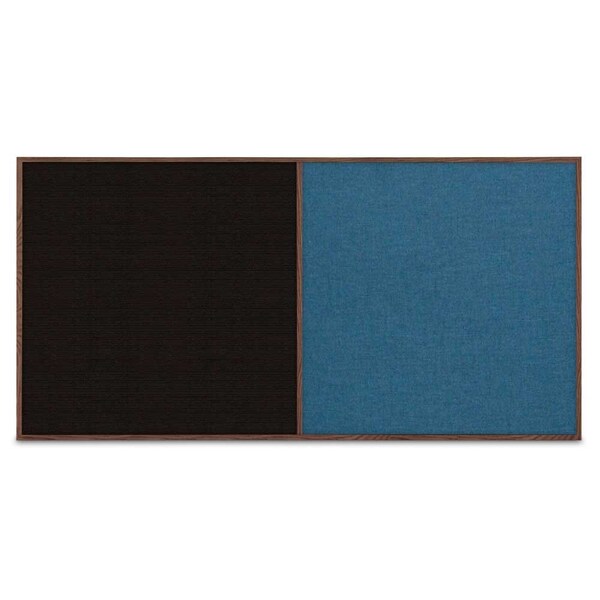 Enclosed Corkboard, 3 Door, 96"x48", 4" Fra